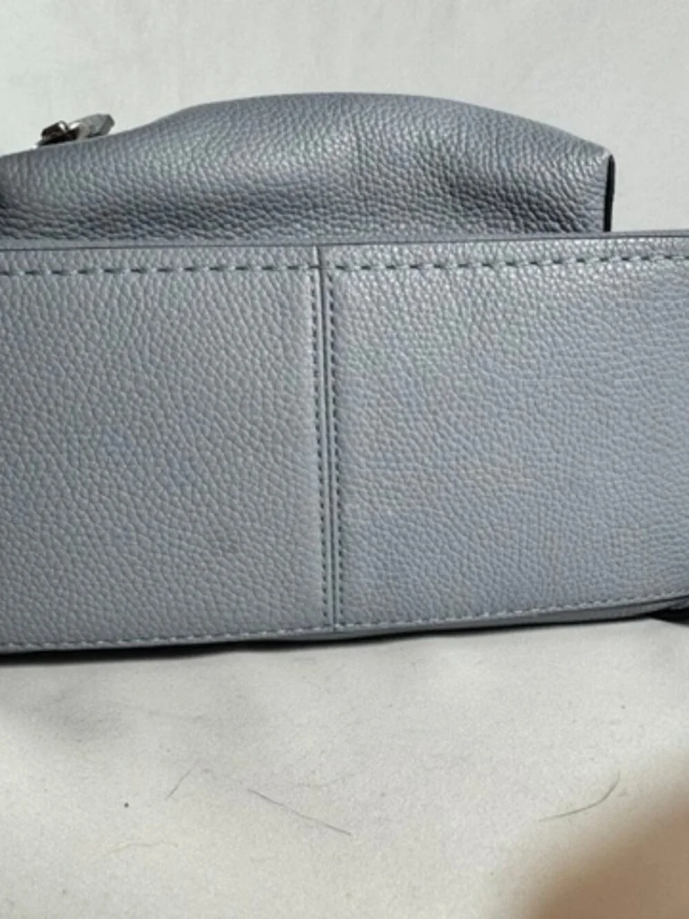 COACH Campus Backpack 23 Pebbled Leather #31032, Blue/Periwinkle (RARE) & SHW